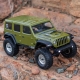 Axial - 1/24 SCX24 Jeep Wrangler JLU 4X4 Rock Crawler Brushed RTR Green (AXI00002V3T4)