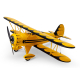 E-flite - UMX WACO BNF Basic mit AS3X and SAFE Select gelb - 550mm