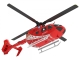 FliteZone - EC135 Helicopter (Air Zermatt) RTF - 256mm