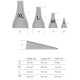 NACA Lufteinlass XL - 90x55x25mm - 11,0g (2 St&uuml;ck)