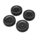 Axial - 1.0 Black Rhino Primm & Falken M/T Tires (4):...