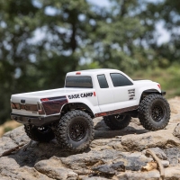 Axial - 1/24 SCX24 Base Camp 4WD Rock Crawler Brushed RTR with Battery & Charger White (AXI-1219T1)