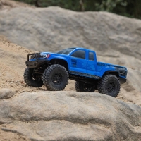 Axial - 1/24 SCX24 Base Camp 4WD Rock Crawler Brushed RTR with Battery & Charger Blue (AXI-1219T2)