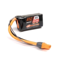 Spektrum - 11.1V 650mAh 3S 50C Smart G2 Trail Pro LiPo Battery: IC2 (SPMX-1051)