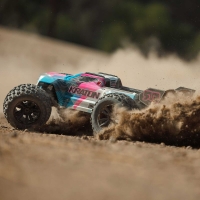 Kraton 6S V6 4X4 BLX Brushless Speed Monster Truck RTR Blue/Pink - 1:8