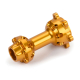 Pro-Line Racing - 1/4 Pro-Spec Aluminum Rear Hub Gold:...